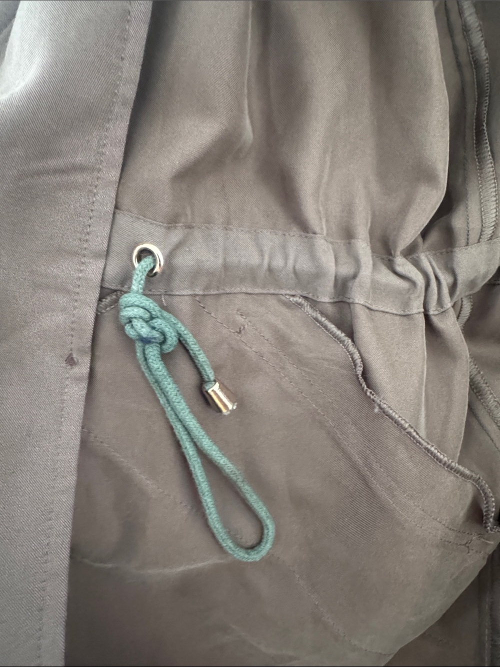 Utility Zip Front Jacket - Olive Green - Picture 4 of 4